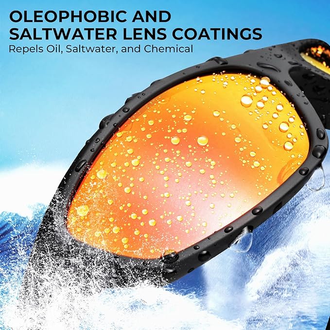 KastKing Hiwassee Polarized Sport Sunglasses for Men and Women, Wrap Sunglasses for Fishing Cycling and Running,UV Protection