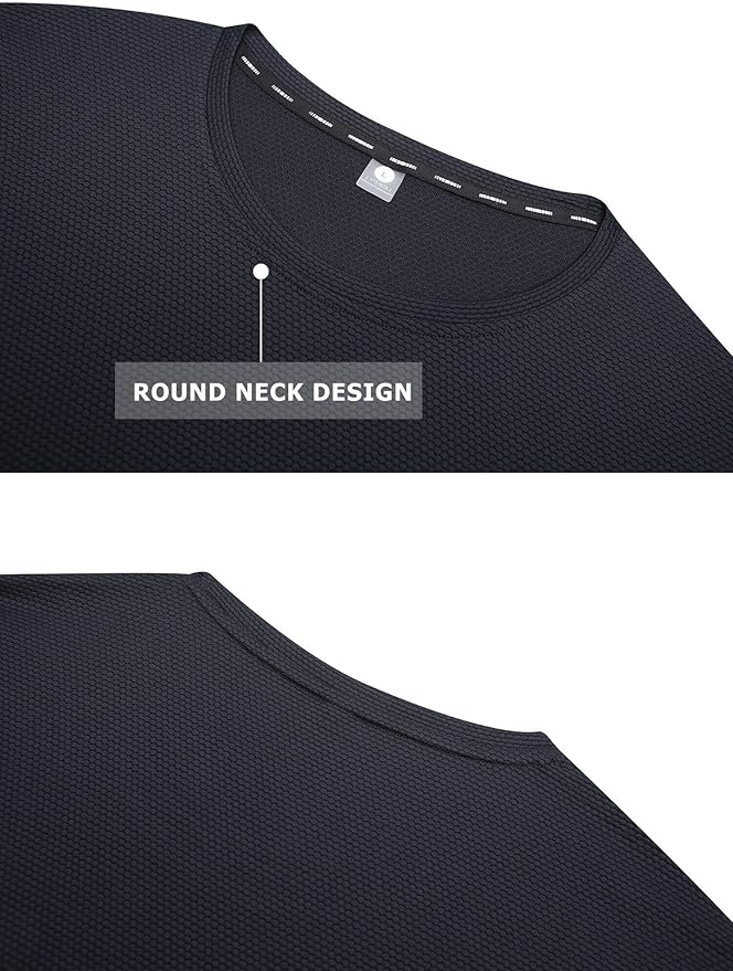 Moisture Wicking Quick Dry Soft Pickleball Workout Hiking Camping Running Shirts for Men Outdoor Sports