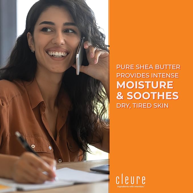 Cleure Anti-Aging Day Cream & Facial Moisturizer w/Pure Shea Butter for Sensitive Skin - Fragrance Free, Gluten, Salicylate and Paraben Free (2 oz, Pack of 2)