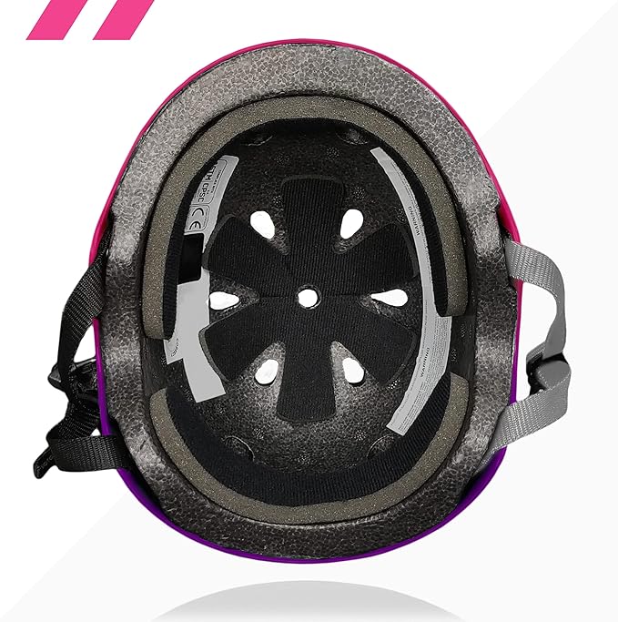 80SIX Triple Certified Multisport Helmet - Ideal for Bike, Scooter, Skateboard, Roller Skate and Inline Skate