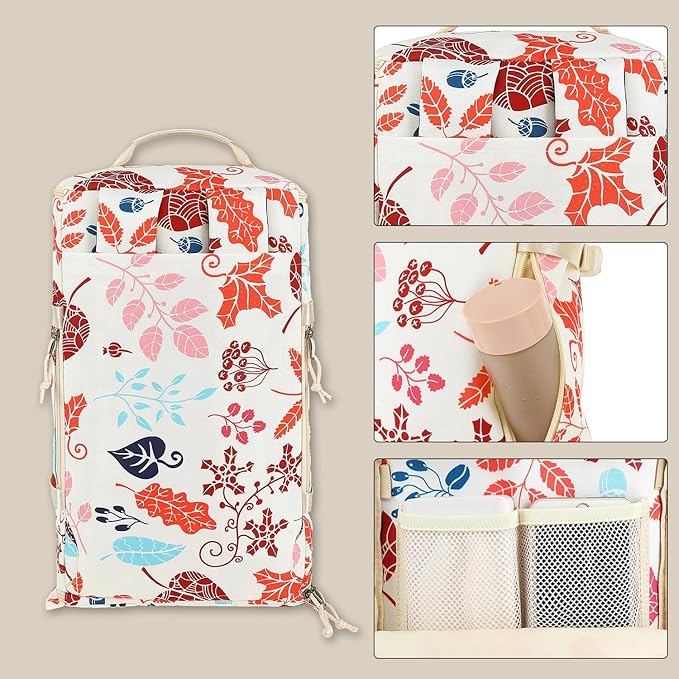 Kalesi Floral Gym Duffle Bag Backpack 4 ways for Women Waterproof with Shoes Compartment for travel Sport Hiking laptop Lightweight, XL