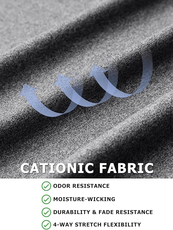 Moisture Wicking Quick Dry Soft Pickleball Workout Hiking Camping Running Shirts for Men Outdoor Sports