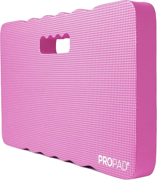 Thick Kneeling Pads, Garden Kneeler for Gardening, Bath Kneeler for Baby Bath, Kneeling Mat for Yoga, Knee Pad for Work, Floor Foam Pad, Extra Large (XL) 18 x 11 x 1.5 Inches, Pink (Pack of 2)