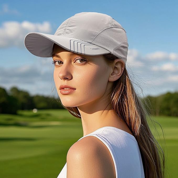 CLAPE Outdoor Sun Visor Hats Lightweight Waterproof Breathable Sports Hat UPF50+ Ultra Thin Cooling Baseball Hats