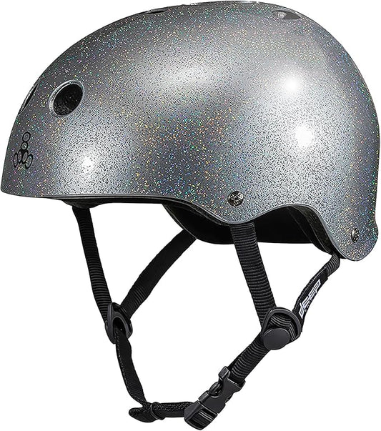Triple Eight Deep Cover Helmet - Ideal for Skateboarding, Bicycling, BMX, and Roller Skating
