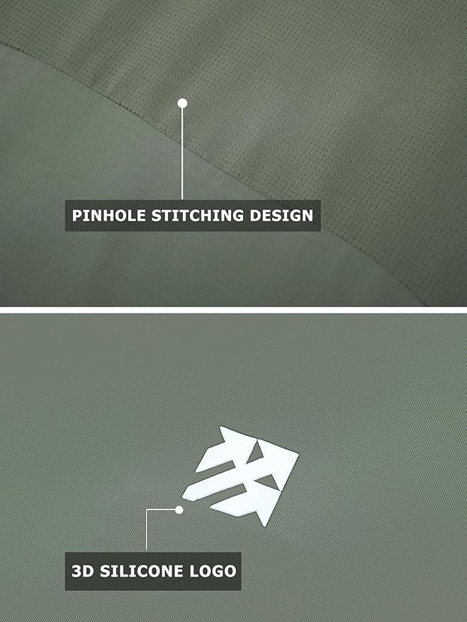 Moisture Wicking Quick Dry Soft Pickleball Workout Hiking Camping Running Shirts for Men Outdoor Sports