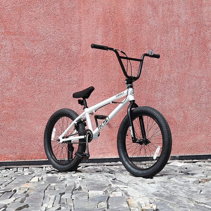 Freestyle BMX Bike, 20 Inch Yaphet Bicycle for Teen Beginner and Adult Riders, Bike with Hi-Ten Steel Frame, Multiple Colors