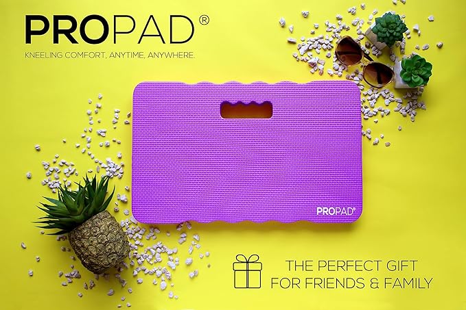 Thick Kneeling Pad, Garden Kneeler for Gardening, Bath Kneeler for Baby Bath, Kneeling Mat for Exercise & Yoga, Knee Pad for Work, Floor Foam Pad, Extra Large (XL) 18 x 11 x 1.5 Inches, Purple