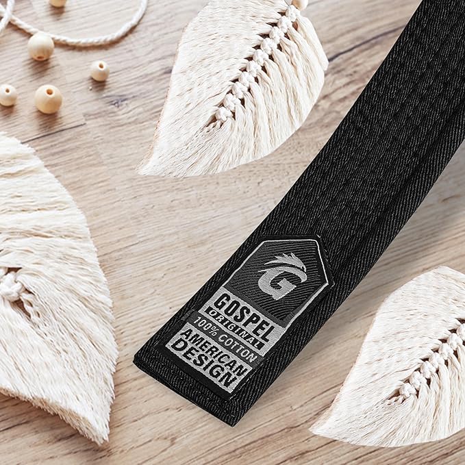 GOSPEL Vintage Series BJJ Belt for Men & Women | Brazilian Jiu Jitsu Belt with Vintage Colors