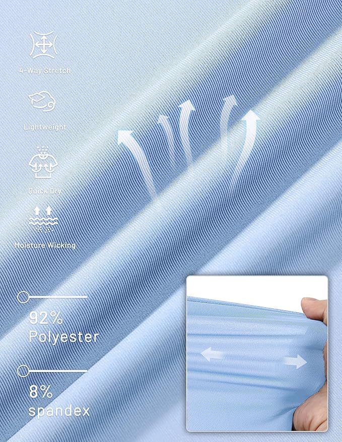 MIER Men's Dry Fit Workout T-Shirts Athletic Running Tee Short Sleeve Crew Neck Gym Tops, Polyester, Moisture Wicking