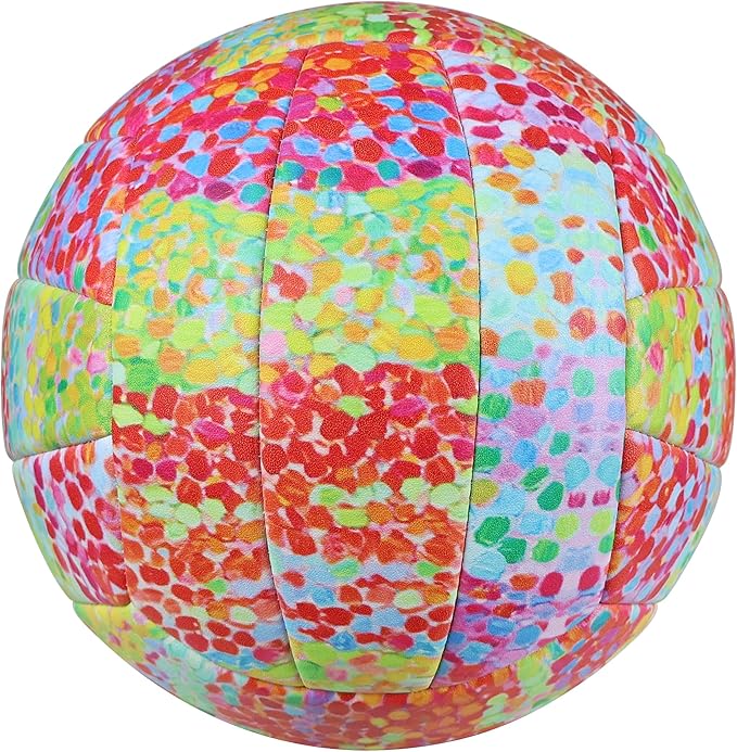 Volleyball Size 5 - Premium PU Leather, Ultra-Durable Soft to The Touch for Youth, Adults, Ideal for Indoor, Outdoor, Beach Sports Training