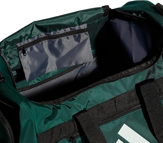 adidas Unisex Defender 4.0 Gym Duffel Bag for Men and Women, Team Dark Green, Medium (66L)