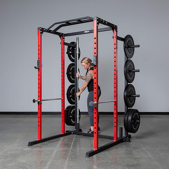 REP Fitness PR-1100 Power Rack - 700 lbs Rated Lifting Cage for Weight Training