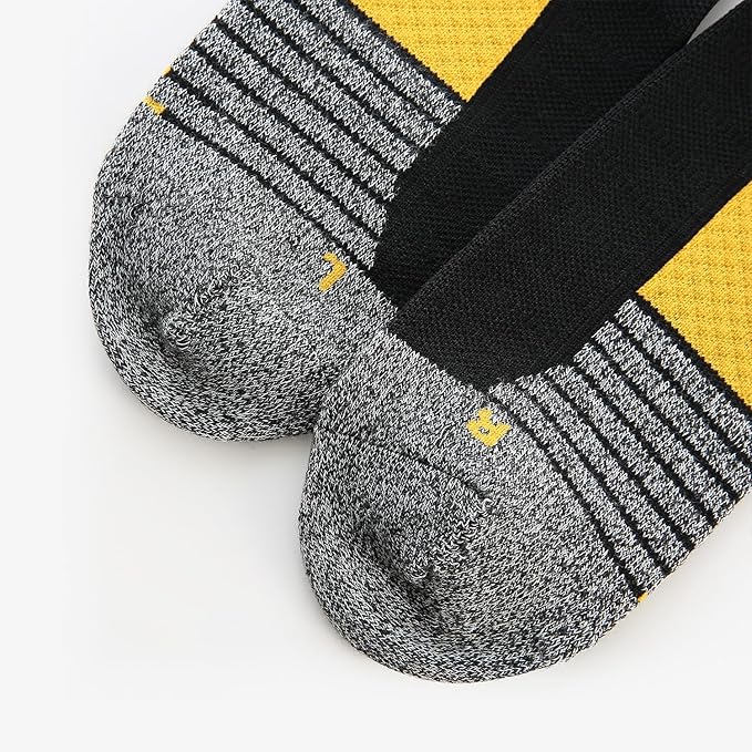 WANDER Men's Athletic Ankle Socks 6-7 Pairs Sports Moisture-wicking Running Basketball Cycling Socks 6-9/10-12/12-14