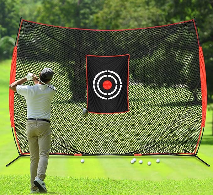 Golf Practice Hitting Nets for Backyard Driving Indoor Use Heavy Duty Practice Golf Driving Pitching Nets for Backyard