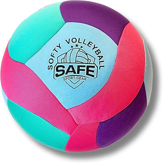 Softy Volleyball - Super Soft Designed for Pain-Free Play - Awesome Kids Indoor Ball with a Realistic Feel and Bounce - Perfect Ball for House