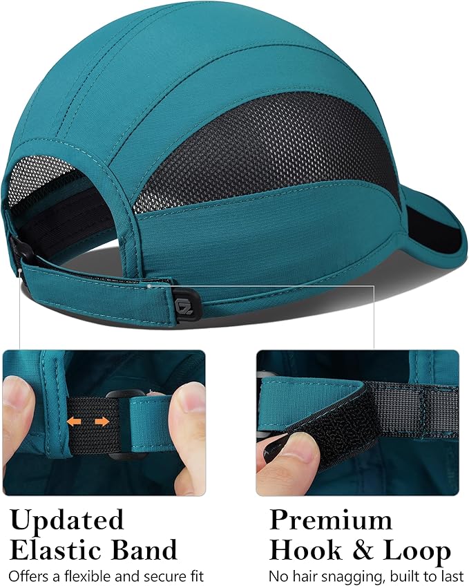 GADIEMKENSD Quick Dry Run Hat Cooling Breathable Mesh