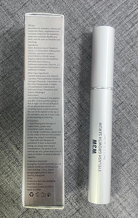 Lash Serum,Eyelash Growth Serum,Lash Enhancing Serum,Lash Boost Growth Serum,3 ML Lash Serum for Natural Longer, Fuller,and Thicker Lashes Brows,Plant Extracts No Irritating