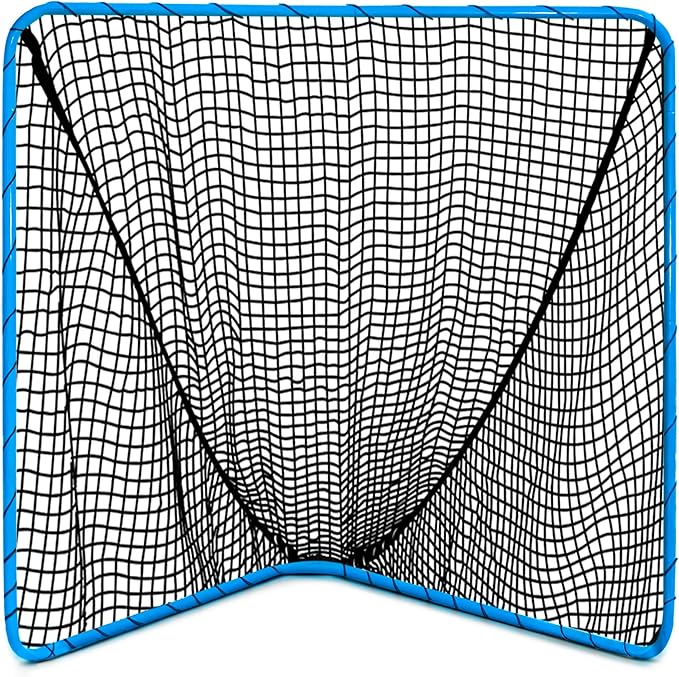 Velocity - Lacrosse Goal - Portable Steel Frame with Black Net, Perfect for Youth and Adult Training, Backyard Design
