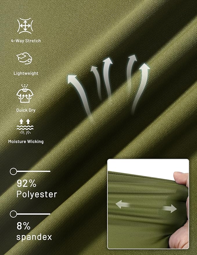 MIER Men's Dry Fit Workout T-Shirts Athletic Running Tee Short Sleeve Crew Neck Gym Tops, Polyester, Moisture Wicking