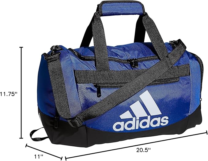 adidas Unisex Defender 4.0 Gym Duffel Bag for Men and Women, Team Royal Blue, Small (38L)