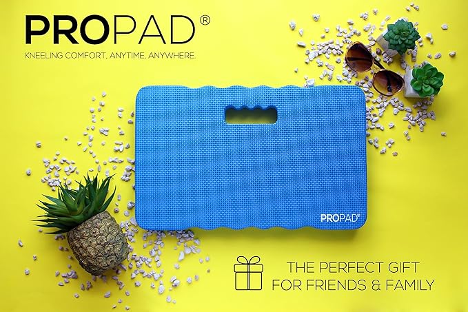 Thick Kneeling Pads, Garden Kneeler for Gardening, Bath Kneeler for Baby Bath, Kneeling Mat for Yoga, Knee Pad for Work, Floor Foam Pad, Extra Large (XL) 18 x 11 x 1.5 Inches, Blue (Pack of 2)