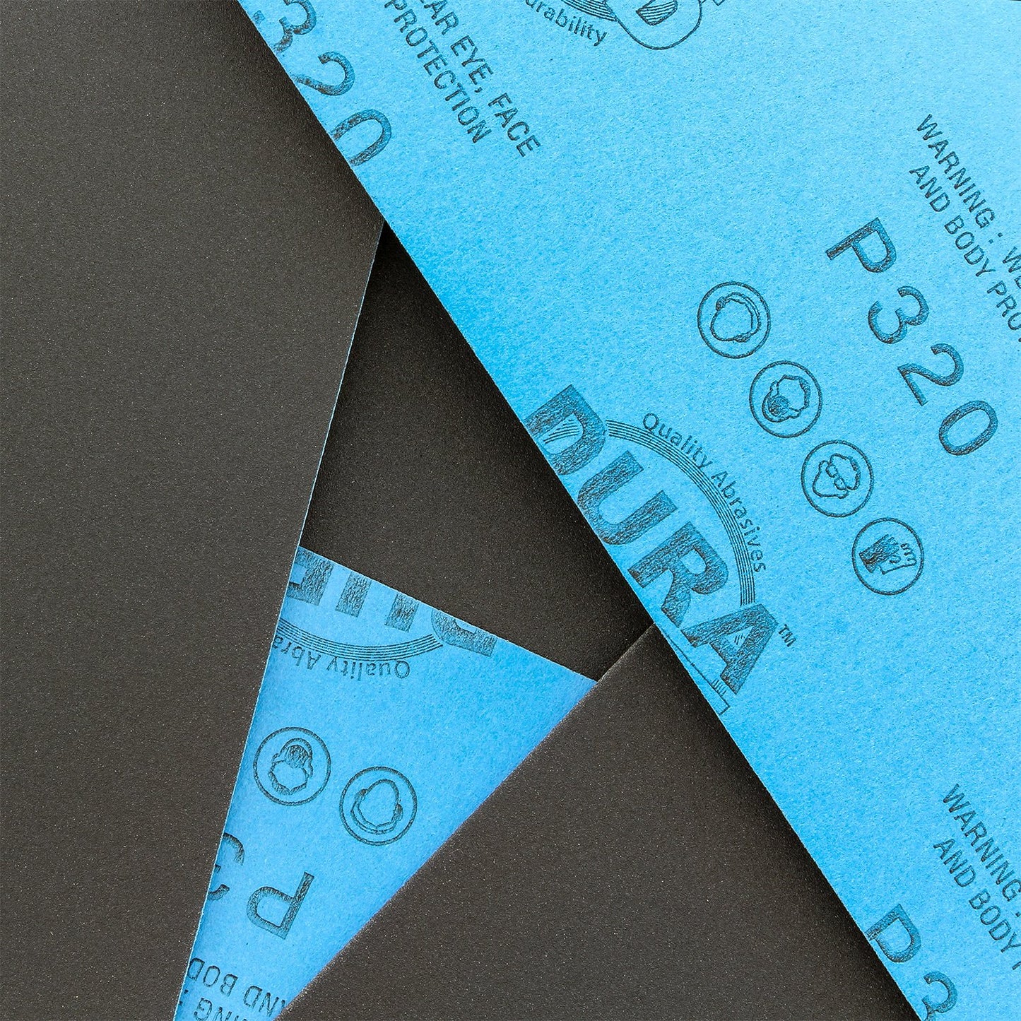 Dura-Gold Premium 320 Grit Wet or Dry Sandpaper Sheets, 5-1/2" x 9", Box of 25 - Fine-Cut Sanding, Detailing, Polishing Automotive, Woodworking Wood Furniture, Metal Finishing, Hand Sand Block Sander