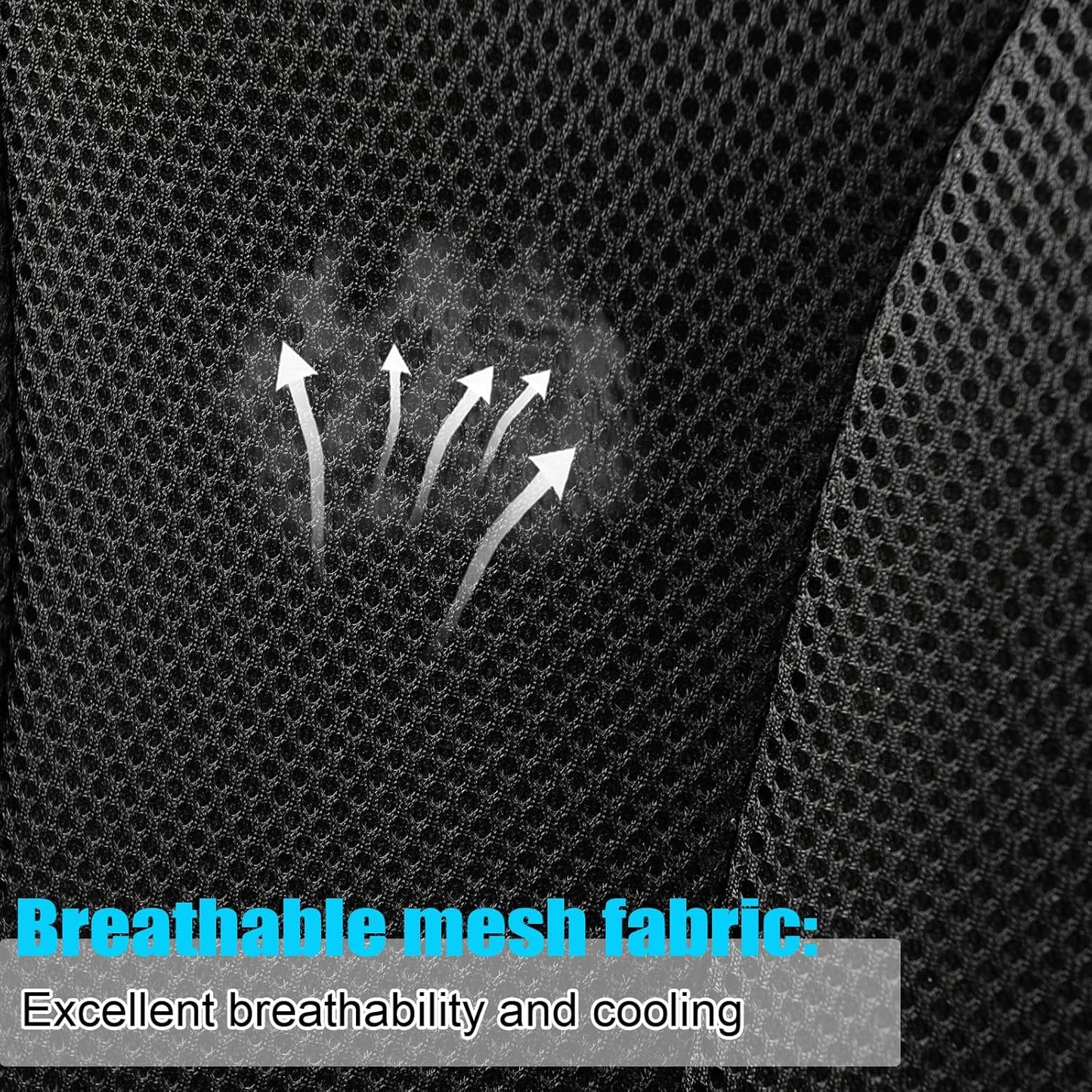 GIANT PANDA Fit Chevy Equinox Trax Malibu Blazer Trailblazer Traverse Tahoe Front Car Seat Cover, 3D Air Mesh Breathable Seat Protector, Red（2-Pack