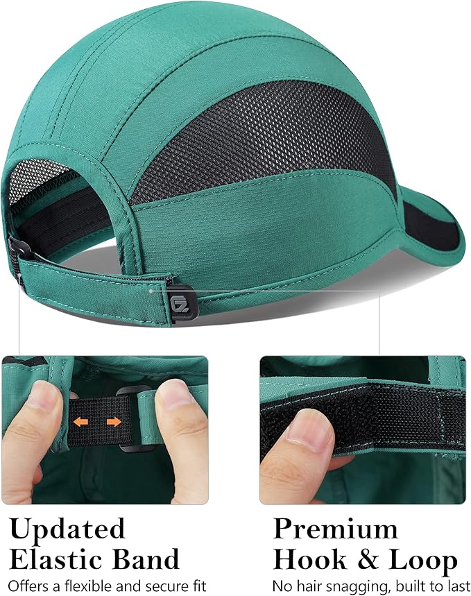 GADIEMKENSD Quick Dry Run Hat Cooling Breathable Mesh