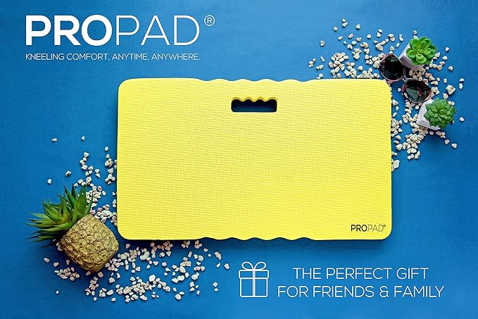 Thick Kneeling Pad, Garden Kneeler for Gardening, Bath Kneeler for Baby Bath, Kneeling Mat for Exercise & Yoga, Knee Pad for Work, Floor Foam Pad, 2X Large (XXL) 24 x 14 x 1.5 Inches, Yellow