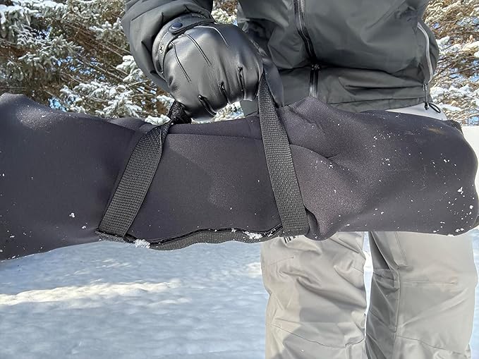 Ski Binding Travel Padding- Neoprene Protective Sleeve