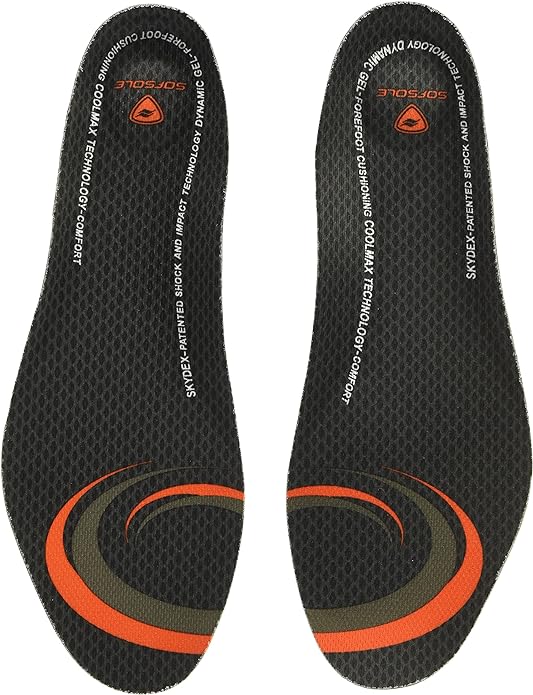 Sof Sole Insoles Men's AIRR Performance Full-Length Gel Shoe Insert