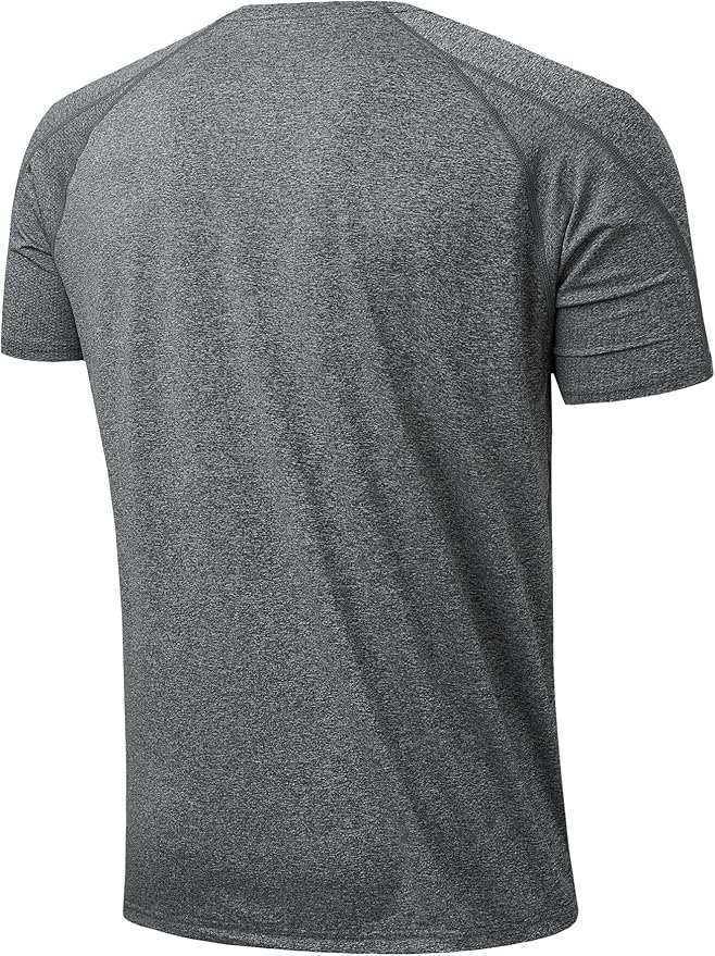 Moisture Wicking Quick Dry Soft Pickleball Workout Hiking Camping Running Shirts for Men Outdoor Sports