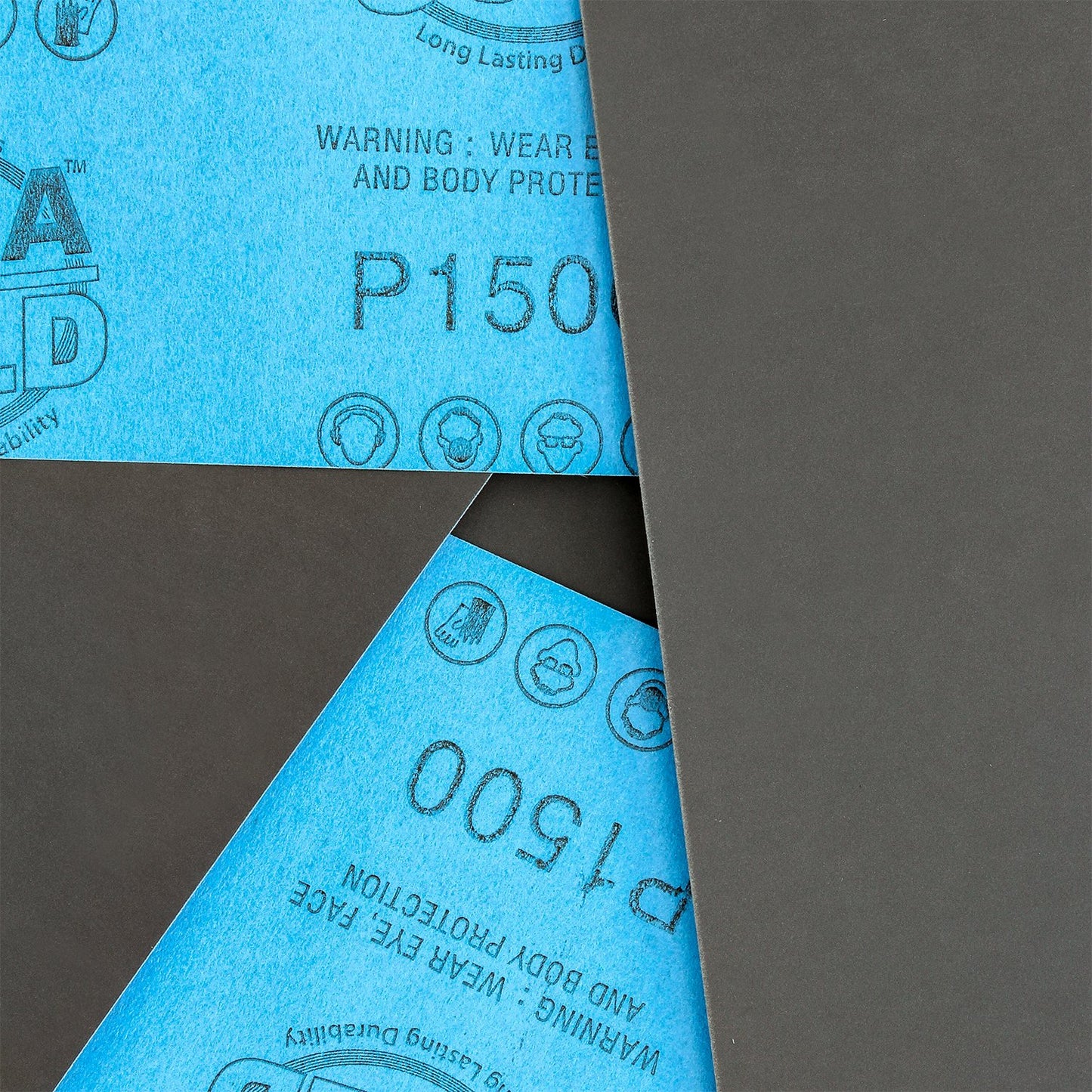 Dura-Gold Premium 1500 Grit Wet or Dry Sandpaper Sheets, 5-1/2" x 9", Box of 25 - Car Color Sanding, Detailing, Polishing Automotive, Woodworking Wood Furniture, Metal Finishing Hand Sand Block Sander