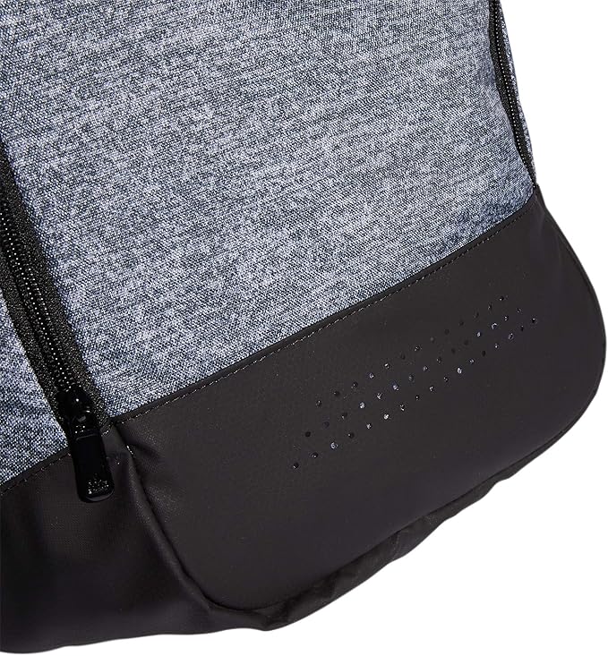 adidas Unisex Defender 4.0 Gym Duffel Bag for Men and Women, Jersey Onix Grey/Black, Medium (66L)