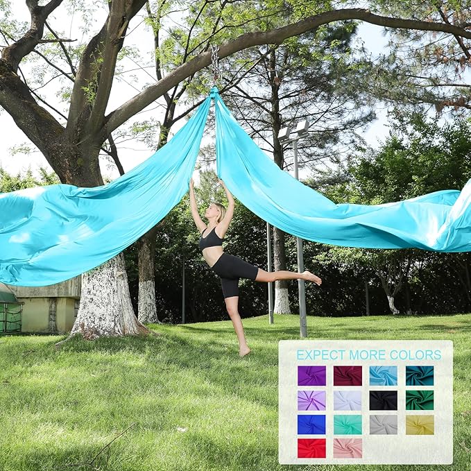 Aerial Silks 11 Yards Aerial Silks For Home Aerial Yoga Swing Aerial Yoga Hammock Swing Aerial Silk For Gymnastics