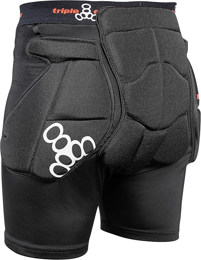 Triple Eight Bumsaver Padded Shorts for Skateboarding, Roller Skating, Roller Derby, Inline Skating, Snowboarding and Skiing