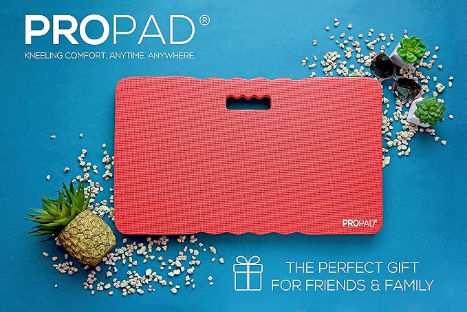 Thick Kneeling Pad, Garden Kneeler for Gardening, Bath Kneeler for Baby Bath, Kneeling Mat for Exercise & Yoga, Knee Pad for Work, Floor Foam Pad, 2X Large (XXL) 24 x 14 x 1.5 Inches, Red