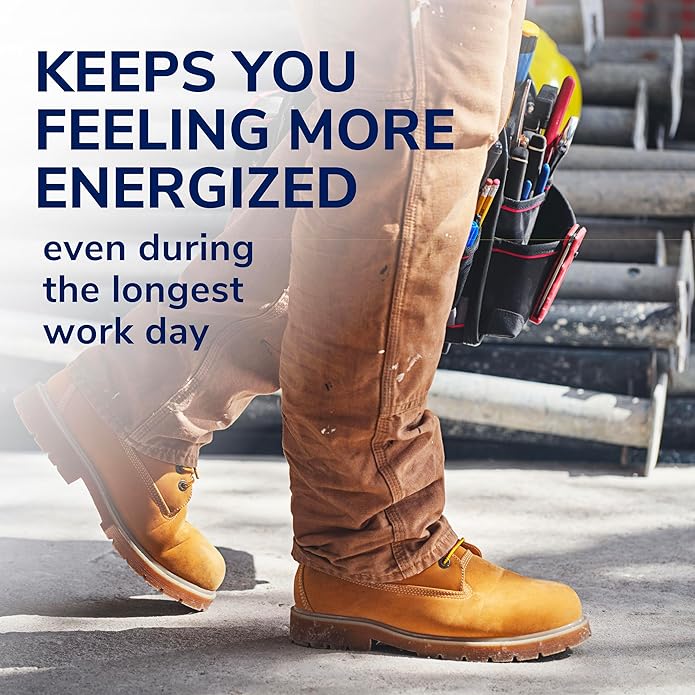 Dr. Scholl's Work All-Day Superior Comfort Insoles with Massaging Gel - Designed for Men & Women with Hard-Working Feet, Eliminates Sore Muscles and Tired Legs, Arch Support Inserts with Odor Control